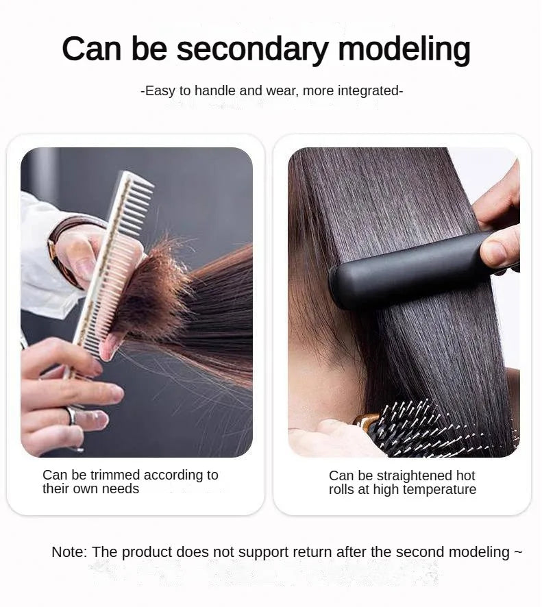 Ultra-Thin Mesh Hair Toppers 7x11cm Clip-In Fringe Bangs Hairpiece for Women Fluffy Real Hair Increase Volume Cover White Hair