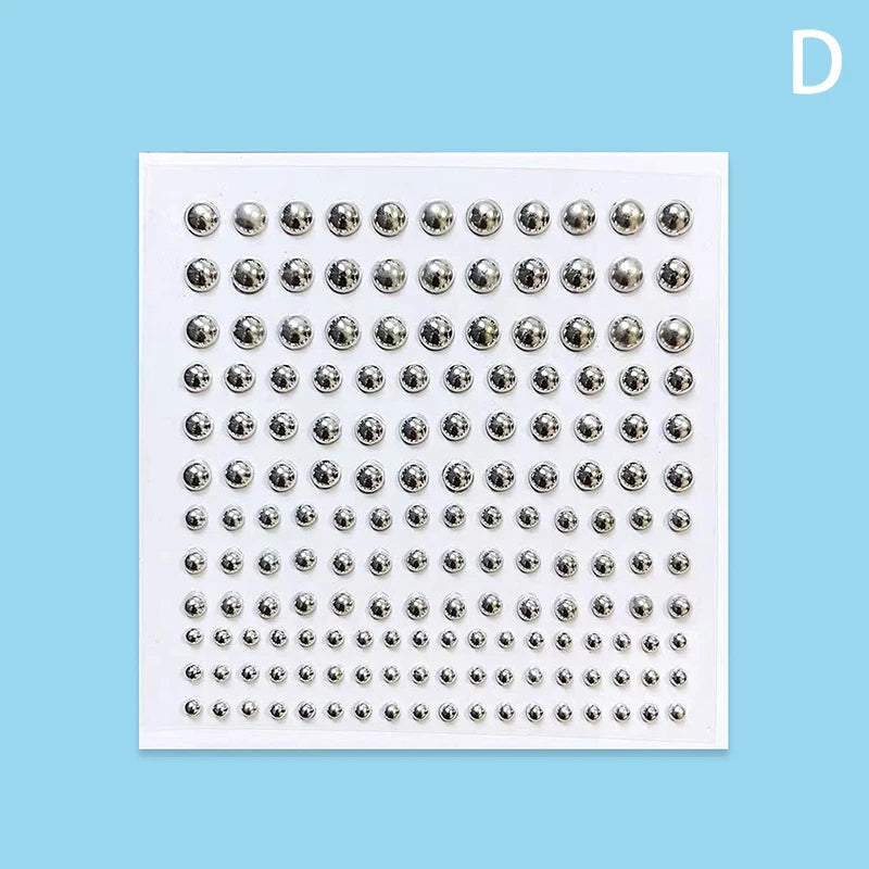 Diamond Sticker Fake Nose Stud Self Adhesive Rhinestones Non Piercing Eye Ear Face Body Jewelry For Women Sticker Crystal