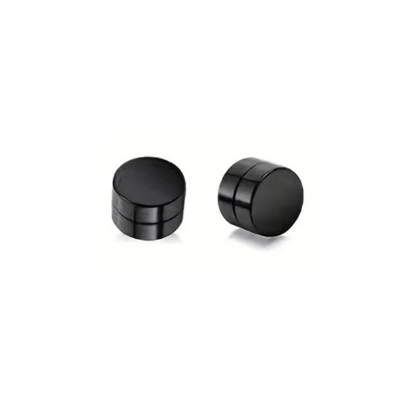 2pcs Punk Mens Strong Magnet Magnetic Ear Stud Set Non Piercing Earrings Fake Cross Earrings Gift For Boyfriend Lover Jewelry