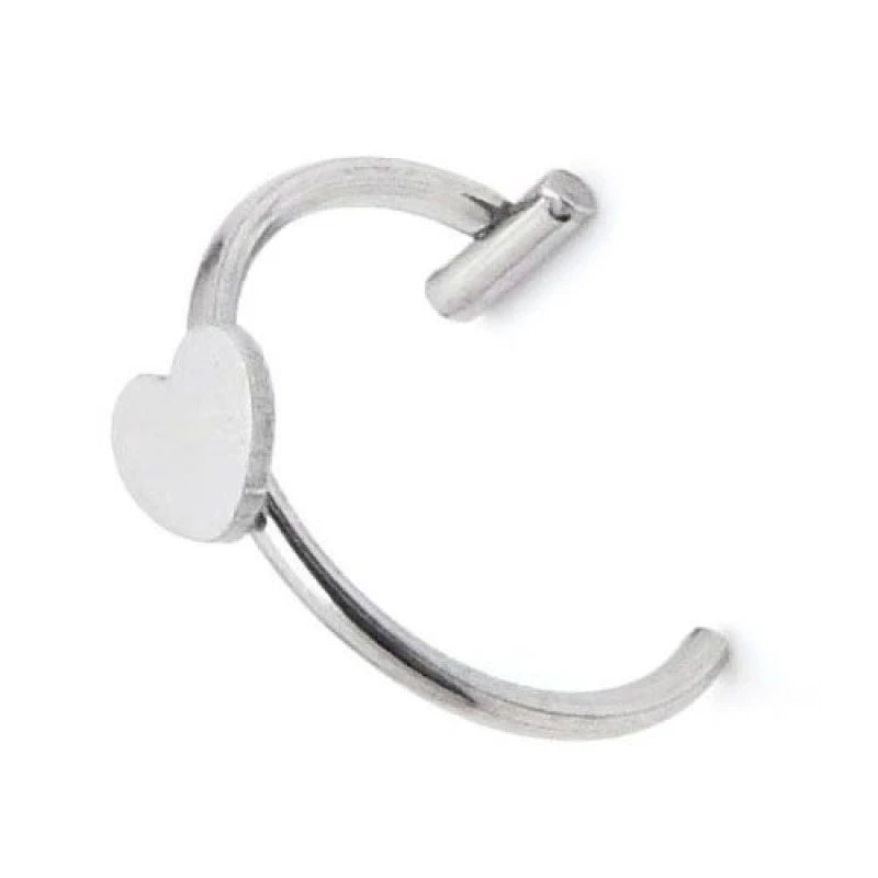 1Pc Stainless Steel Fake Nose Ring Hoop Septum Rings C Clip Lip Ring Earring Fake Nose Piercing Women Body Jewelry Non-Pierced