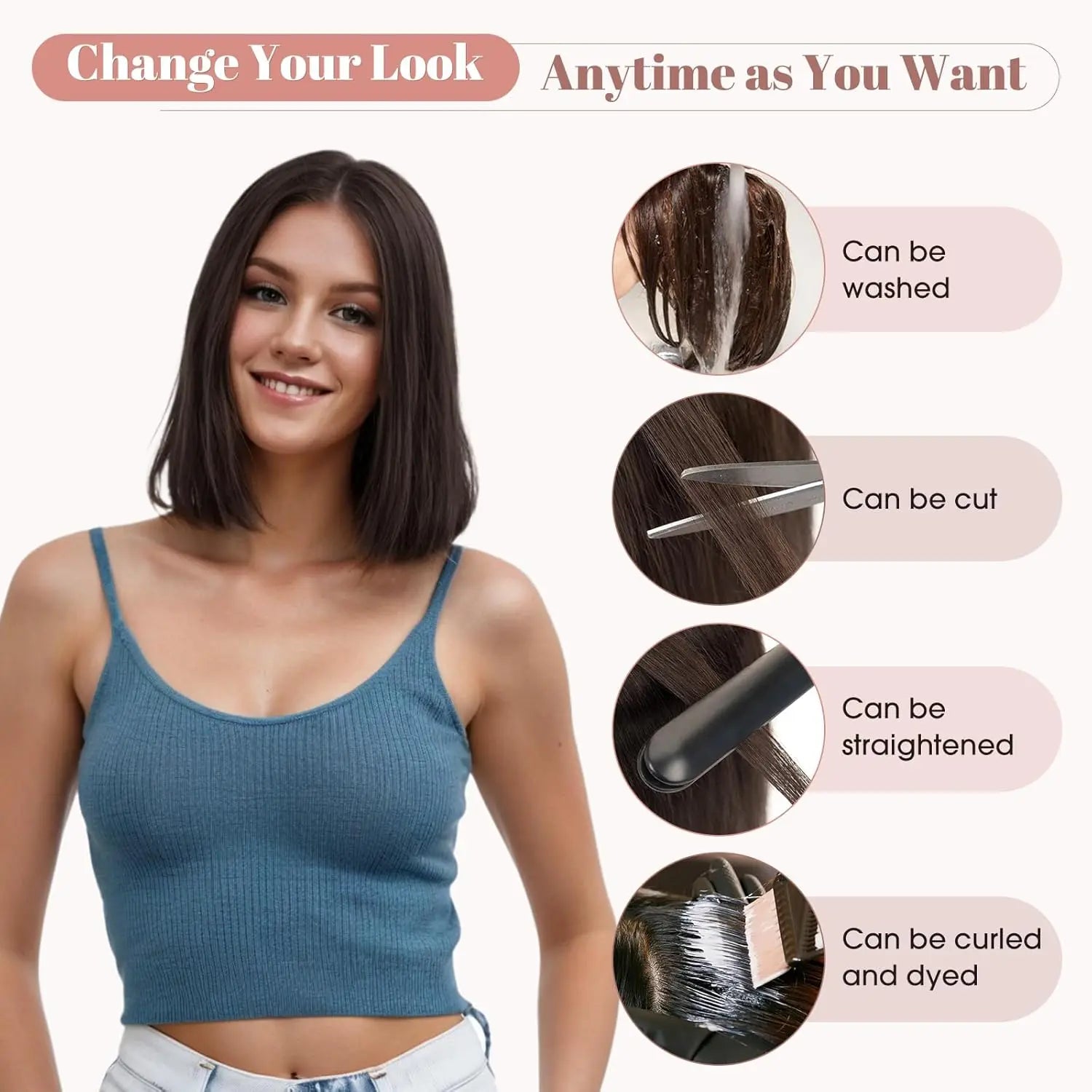 Full Hand Made Silk Base Women Toppers 10X12cm Sizes Natural Scalp Top Base Virgin Straight Human Hair Pieces with Clips